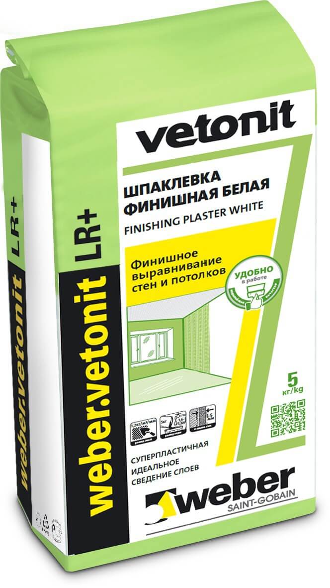 vetonit шпаклевка финишная белая 25